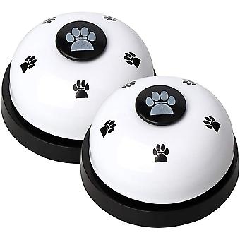2 Pack Pet Training Bells, Pet Doorbells for Potty Toilet Training and Eating Communication Bells