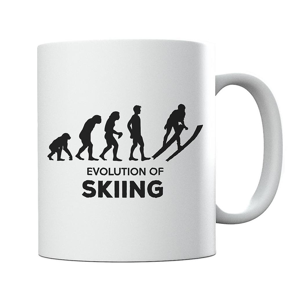 Evolution Of Skiing Mug