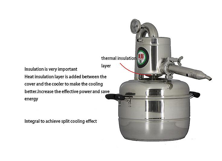 Stainless Steel 10l New Home Use Wine Brewing Machine Wine Distiller Make Wine And Flower Oil Yourself