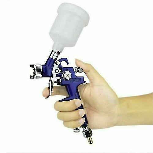 Mini Gravity Feed Air Spray Paint Gun 1.0 Mm Nozzle Auto Car Paint Sprayer