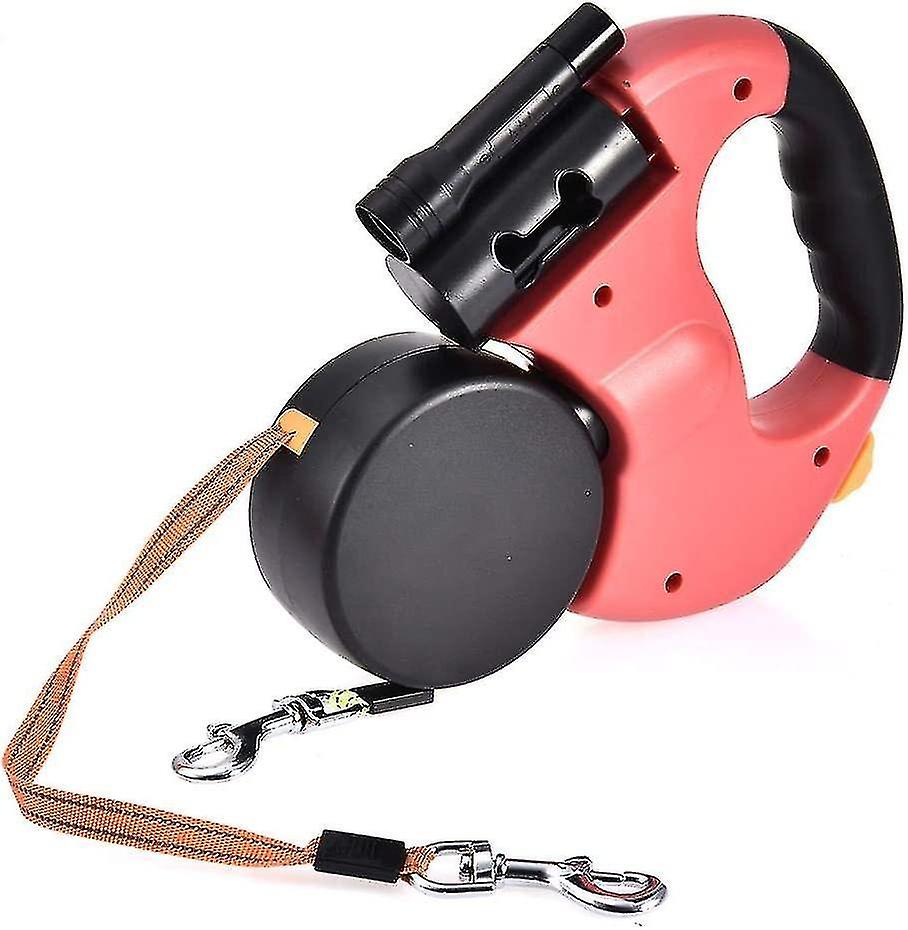 Double Retractable Dog Leash Dual Doggie Pet Leash Dog Leash Automatic