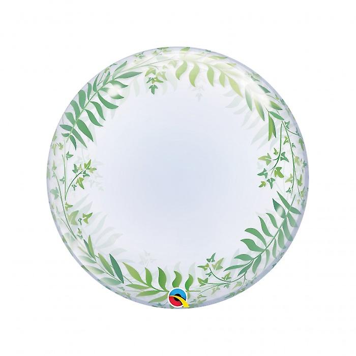 Qualatex Elegant Greenery Art Deco Bubble Balloon