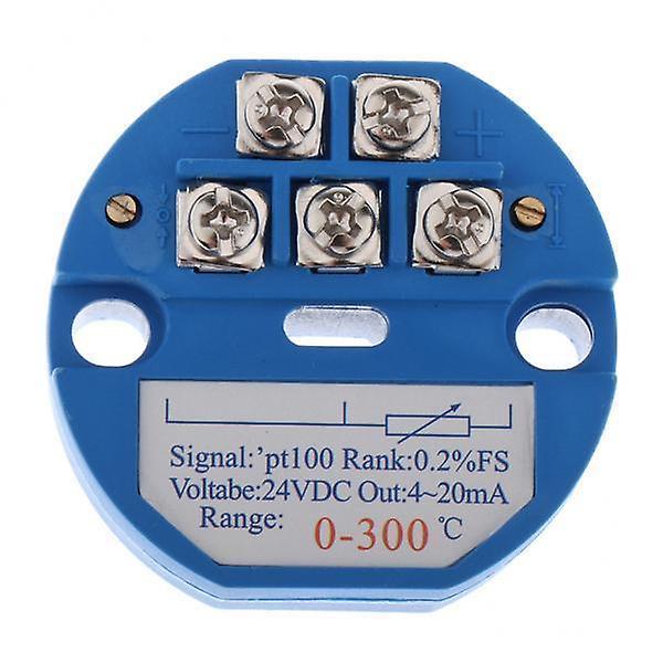 2xTemperature Sensor Transmitter Module 24VDC 4-20MA PT100 SBW 0-300 Degree