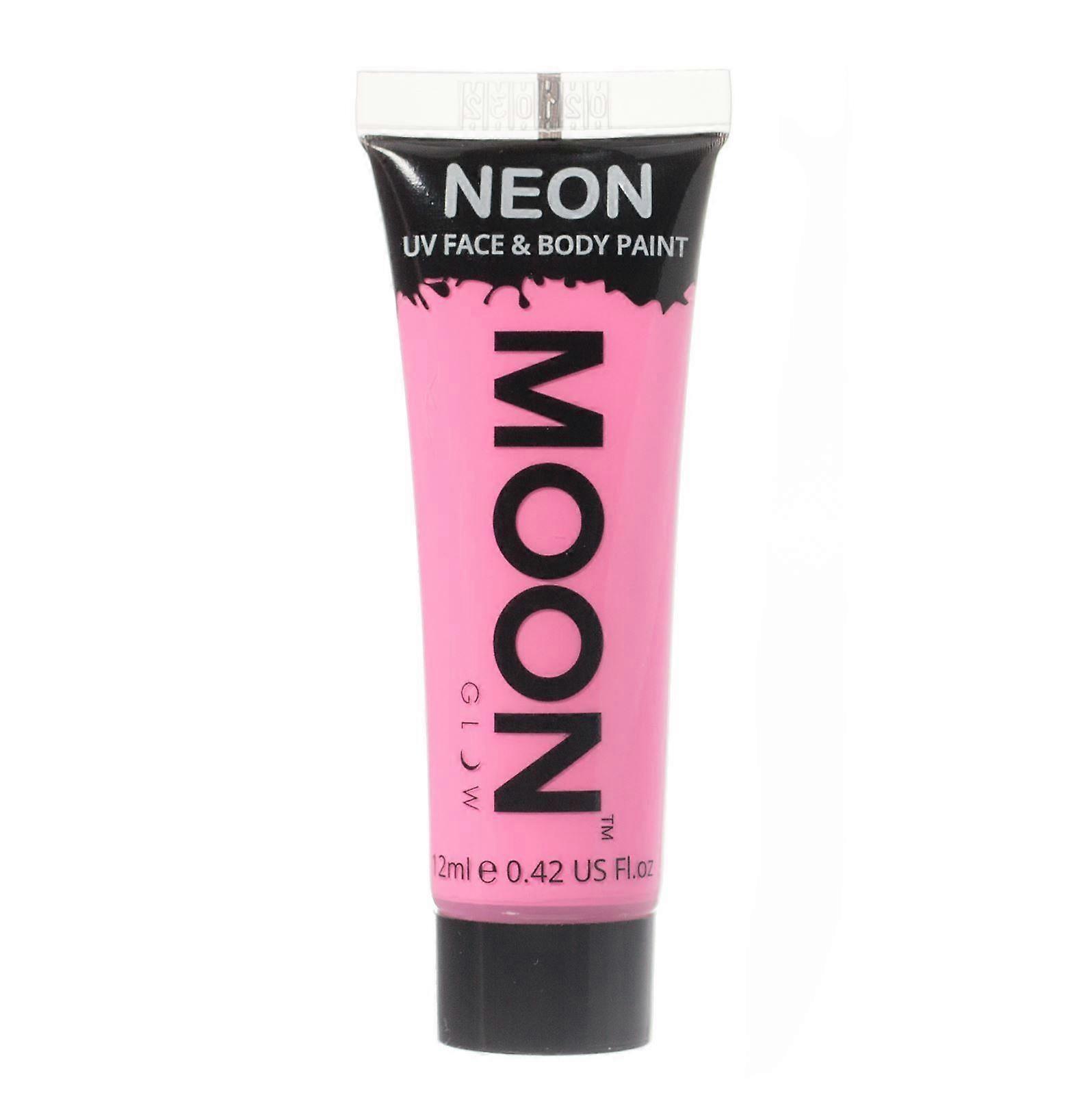 Moon Glow - Peinture visage UV pastel néon - Rose pastel