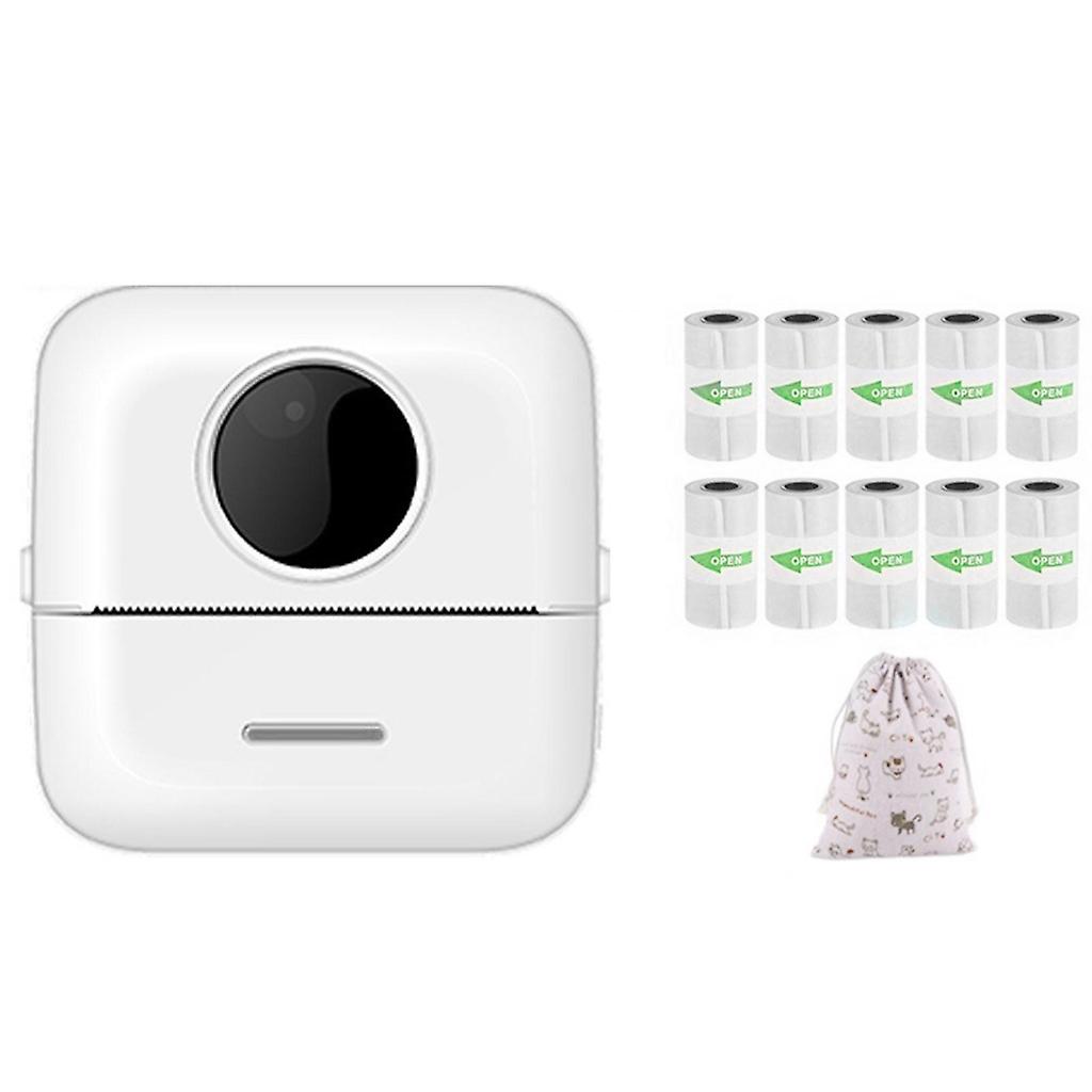 Mini Thermal Printer Label Maker Bluetooth-compat 1200mAh for Price Tag Notes