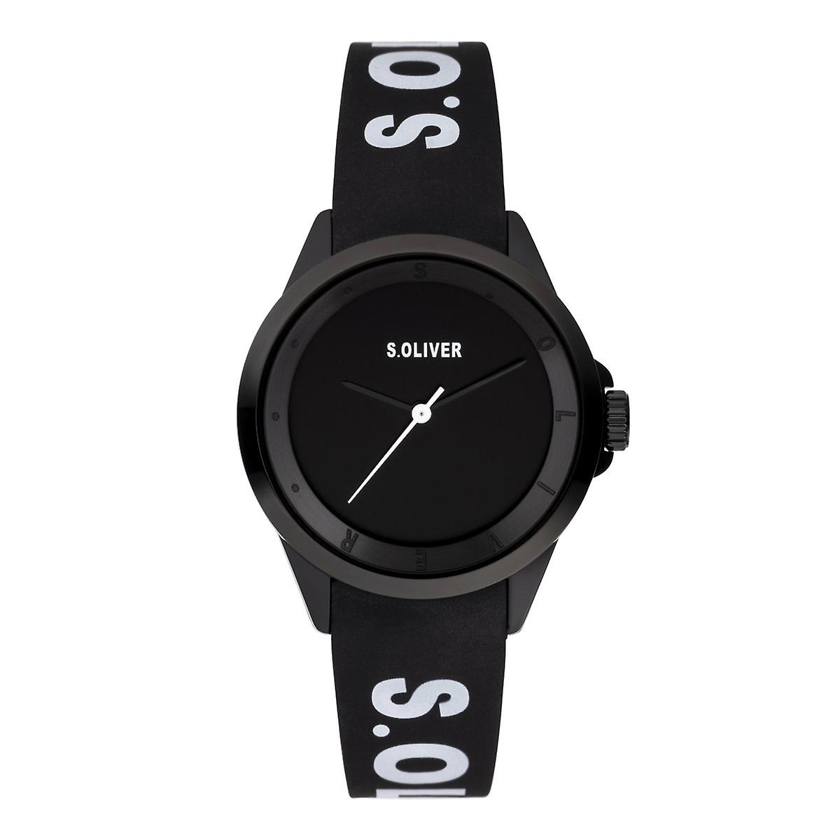 s.Oliver Women's Watch Wristwatch Silicone SO-3846-PQ