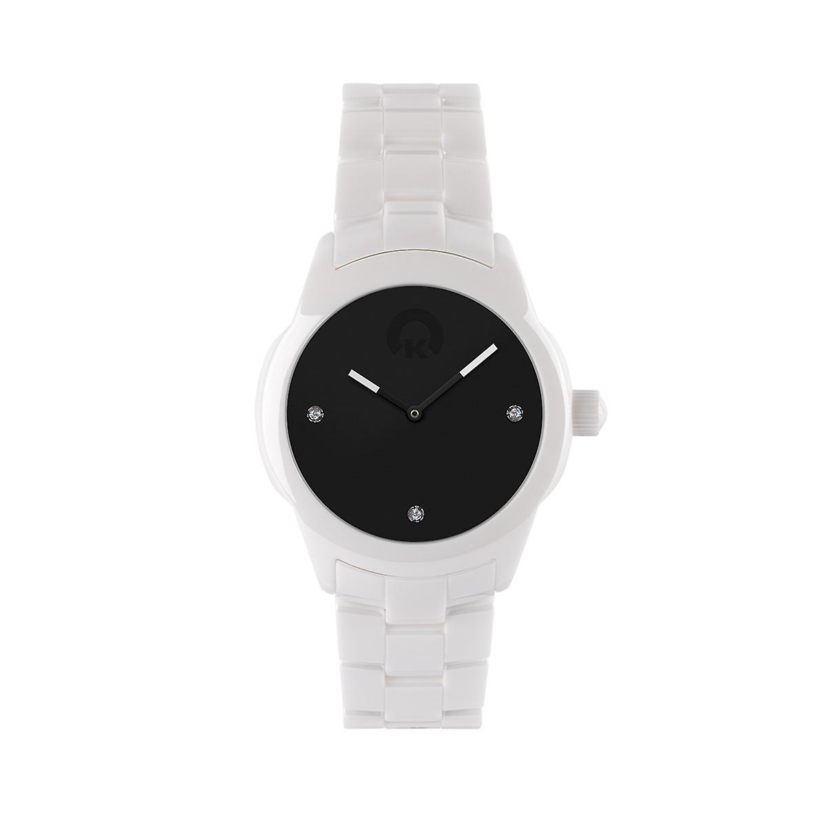KRAFTWORXS Women's Watch Wristwatch Full Moon Ceramic Crystals FML 2BW S