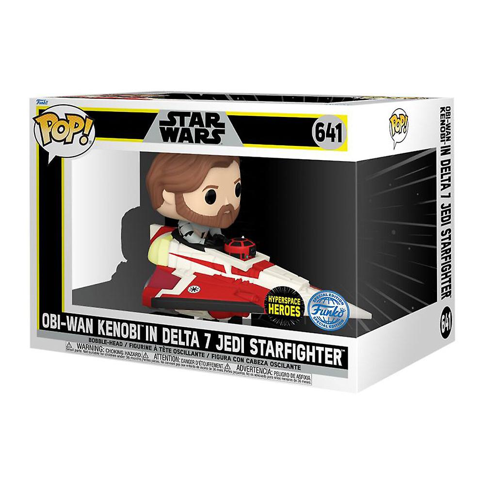 Officially Licensed Star Wars: the Clone Wars Obi-Wan in Delta 7 US Ex Pop! Ride