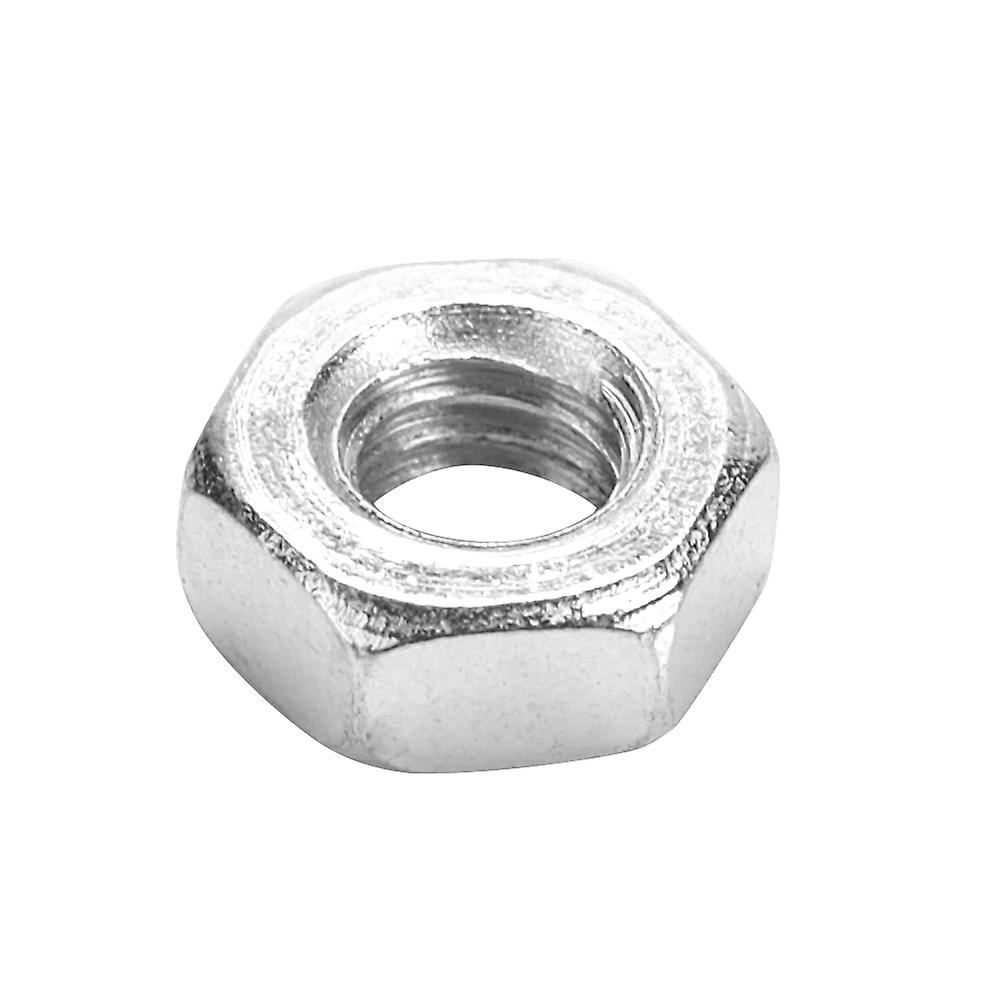 100pcs/set Zinc Plated Carbon Steel Thread Hex Hexagonal Nuts Fasteners (M2)