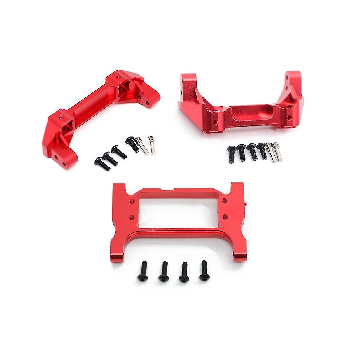 For -4 And Anti- Base Bumper Beam 4 Metal 3-piece Set,red