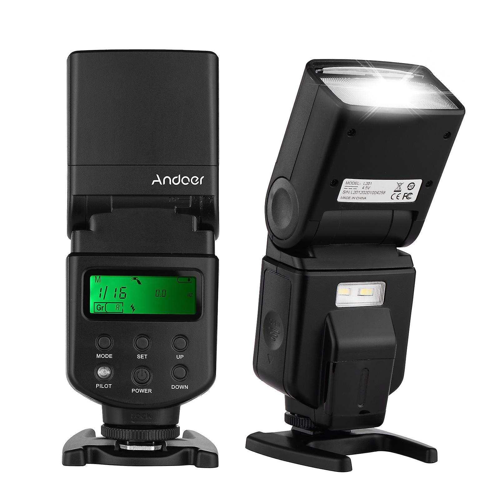 Universal Flash Speedlite Gn40 Adjustable Led Fill Light On-camera Flash