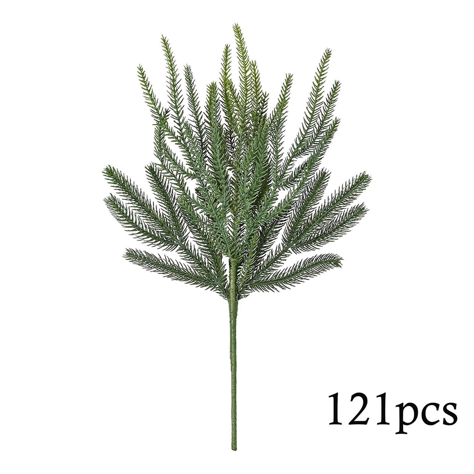 Christmas Soft Pines Needle Branches for Party Lightweight Reusable Decorative Props for Office Hotel
