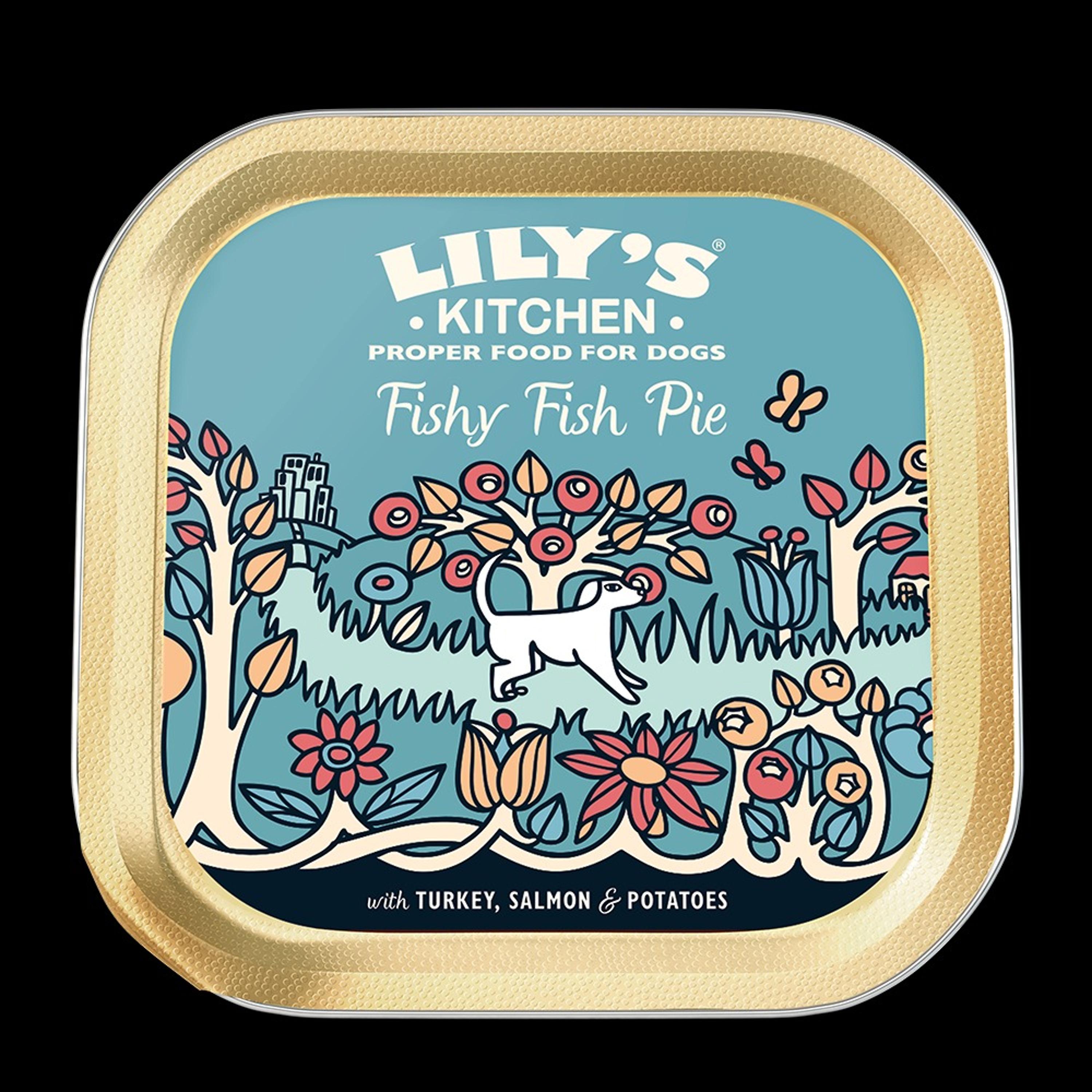 Lilys Kitchen Fishy Fish Pie for Dogs Wet Food 10 x 150g