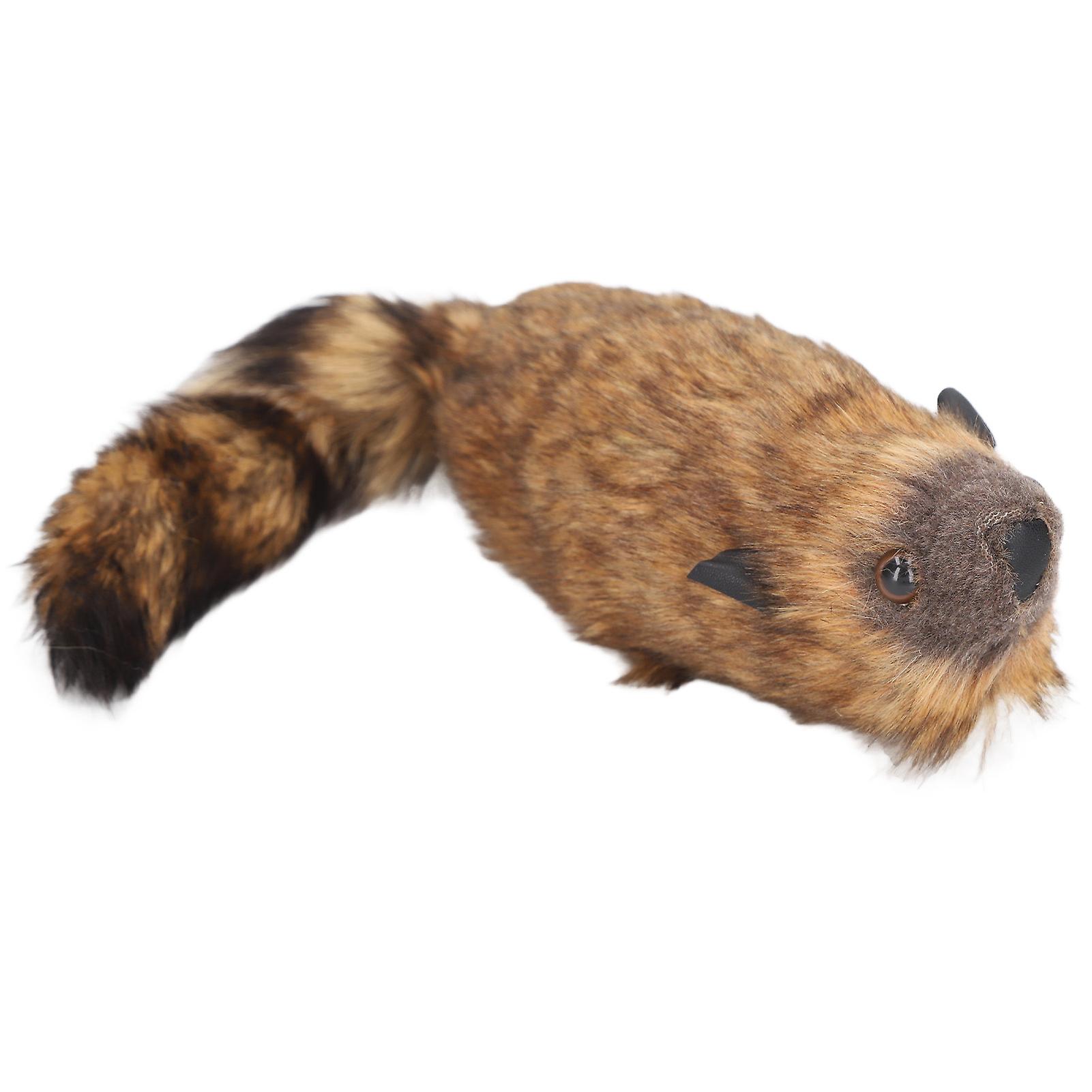 Tips Spring Raccoon Toy High Simulation Soft Plush Stage Performance Animal Props