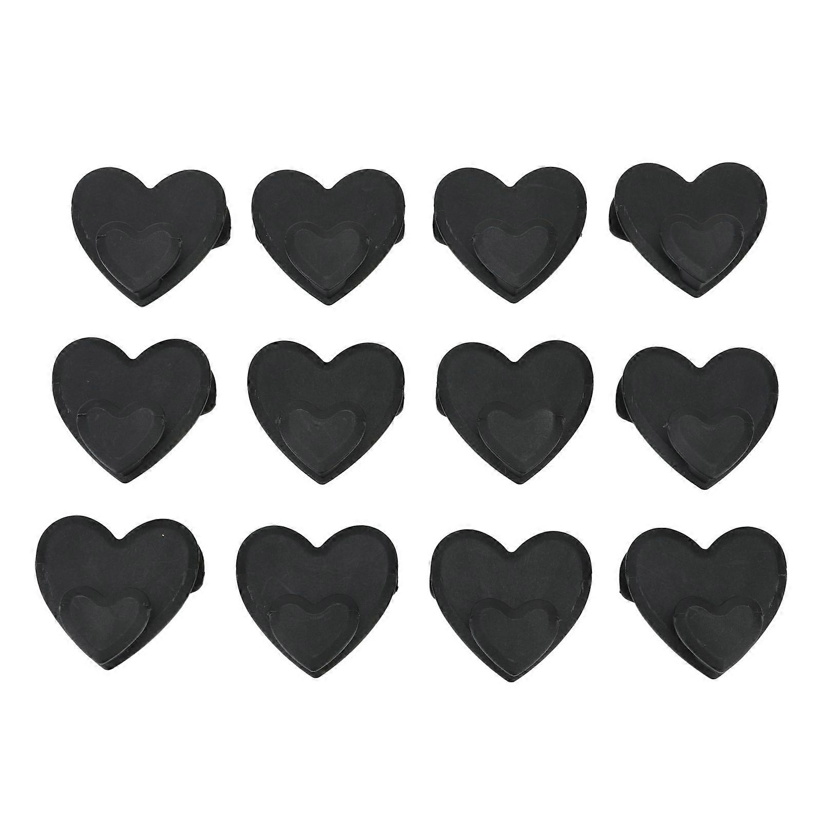 12-Pack Black Multi-Purpose Hanger Hooks for Wardrobe & Drying