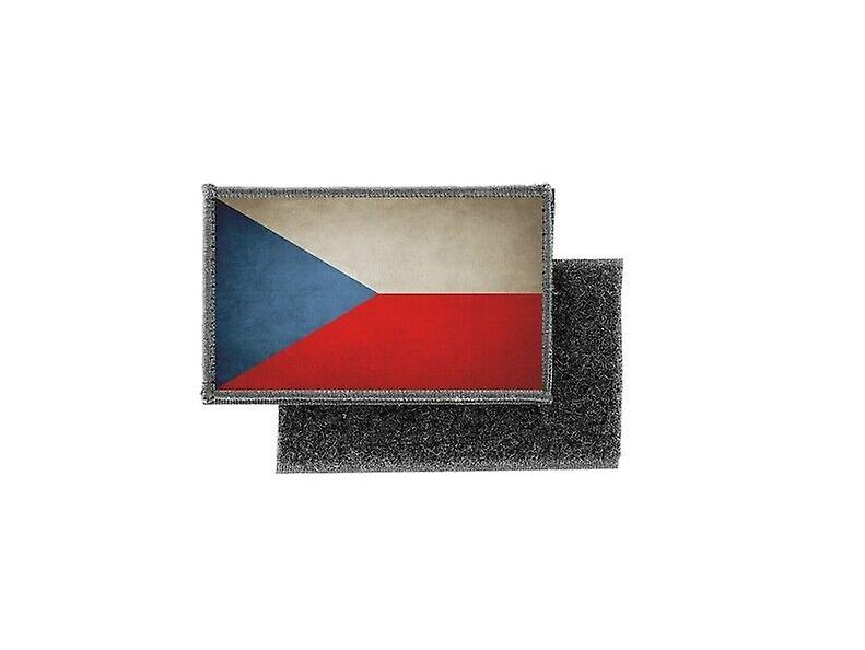 Patch ecusson prints vintage badge czech flag republique