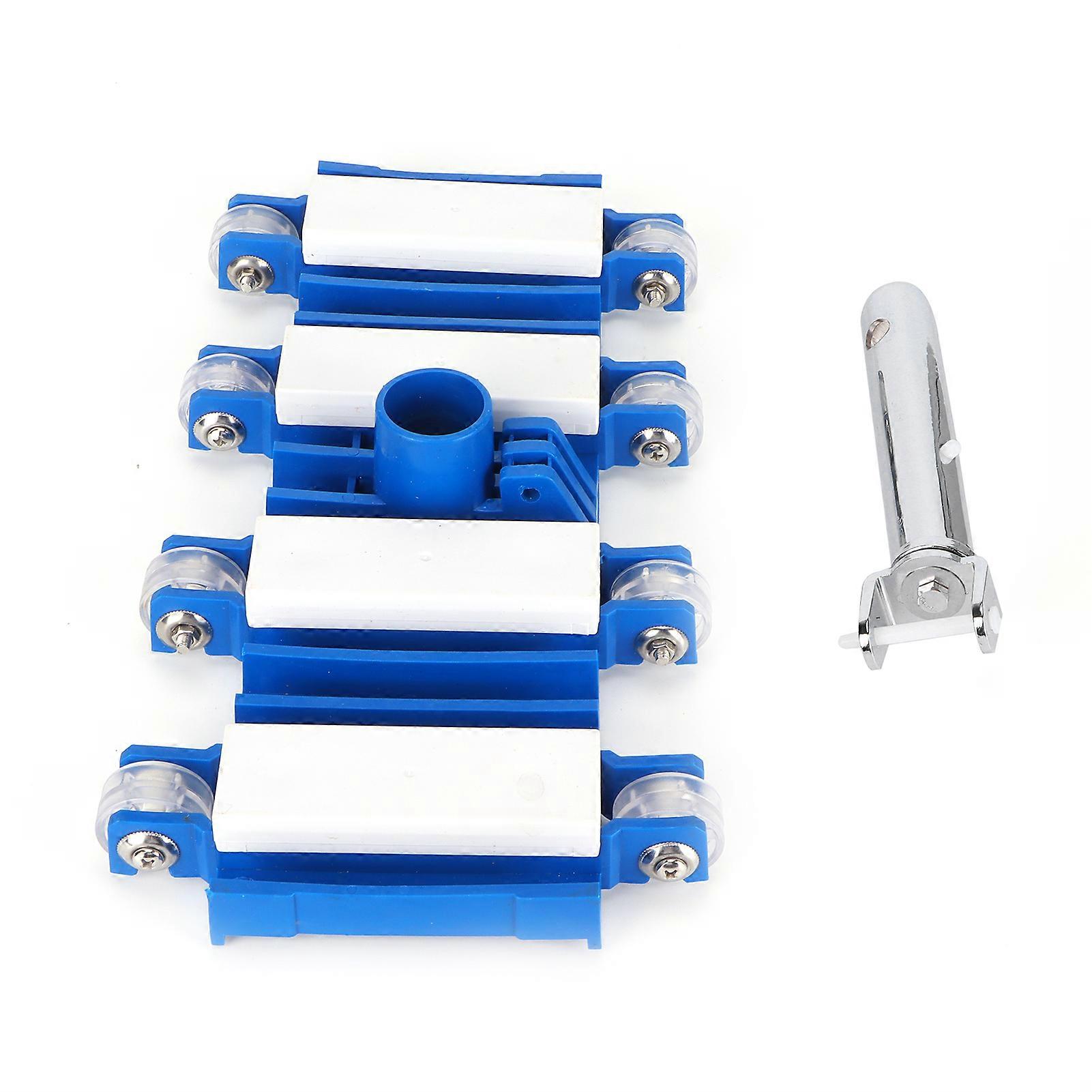 14in Pool Vacuum Head Cleaner with Wheels Removable Handle Swimming Pool Cleaning Tool