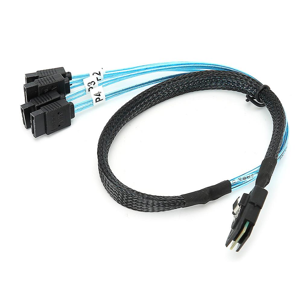 Mini SAS Cable 36P SFF-8087 to 4 SATA Server Data Cable High-Speed Computer Storage Connector Adapter