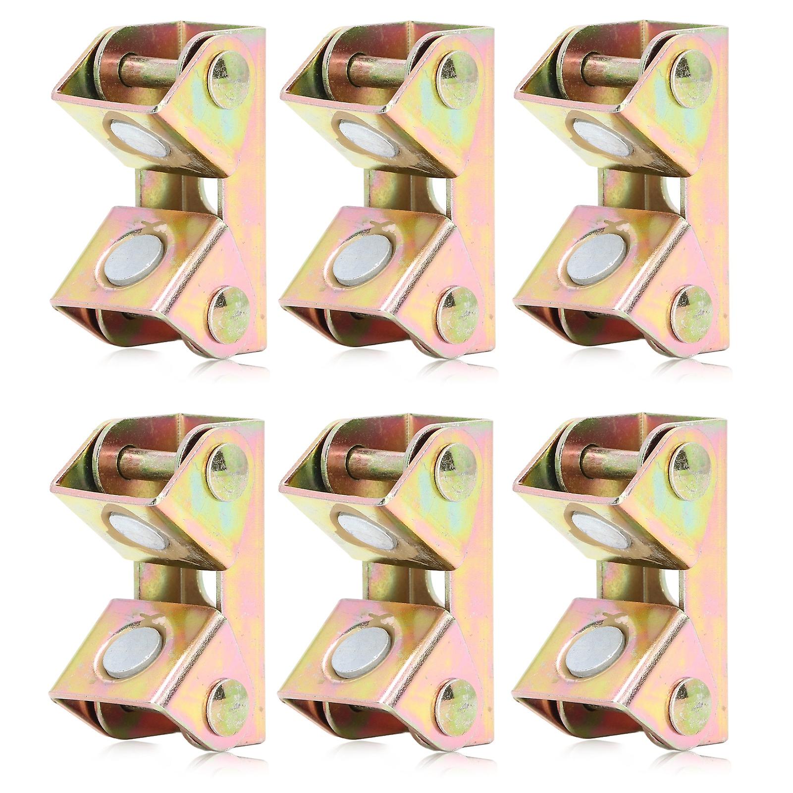 6Pcs Welding Clamp Magnetic V Type Fixture Stainless Steel Adjustable Fixing Tool Set Kit