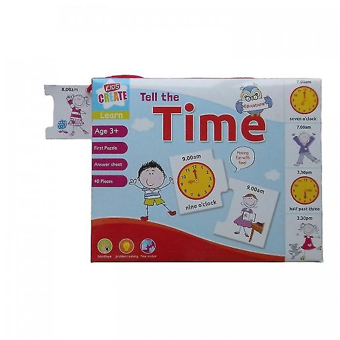 Kids Create Tell The Time Jigsaw Puzzle