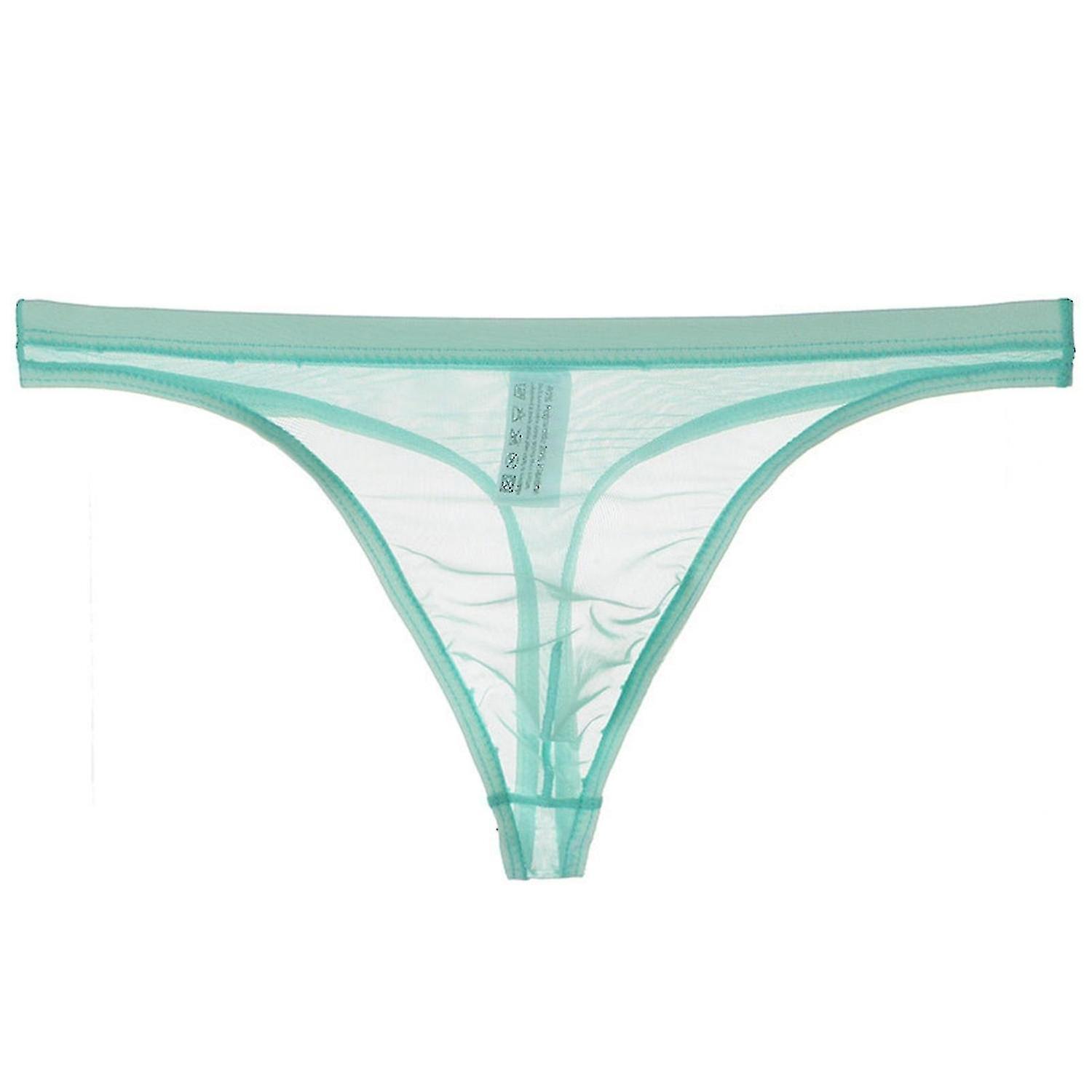 Άνδρες G-string See-through Mesh Slim Fit Διαφανές Λεπτό Αντισηπτικό Χαμηλή Μέση Πορνογραφικοί Άνδρες Under-hy