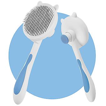 Veeki Cat Brush, Self Cleaning Slicker Brushes For Shedding And Grooming Removes Loose Undercoat, Mats And Tangled Hair Grooming Comb For Cats Dogs Br