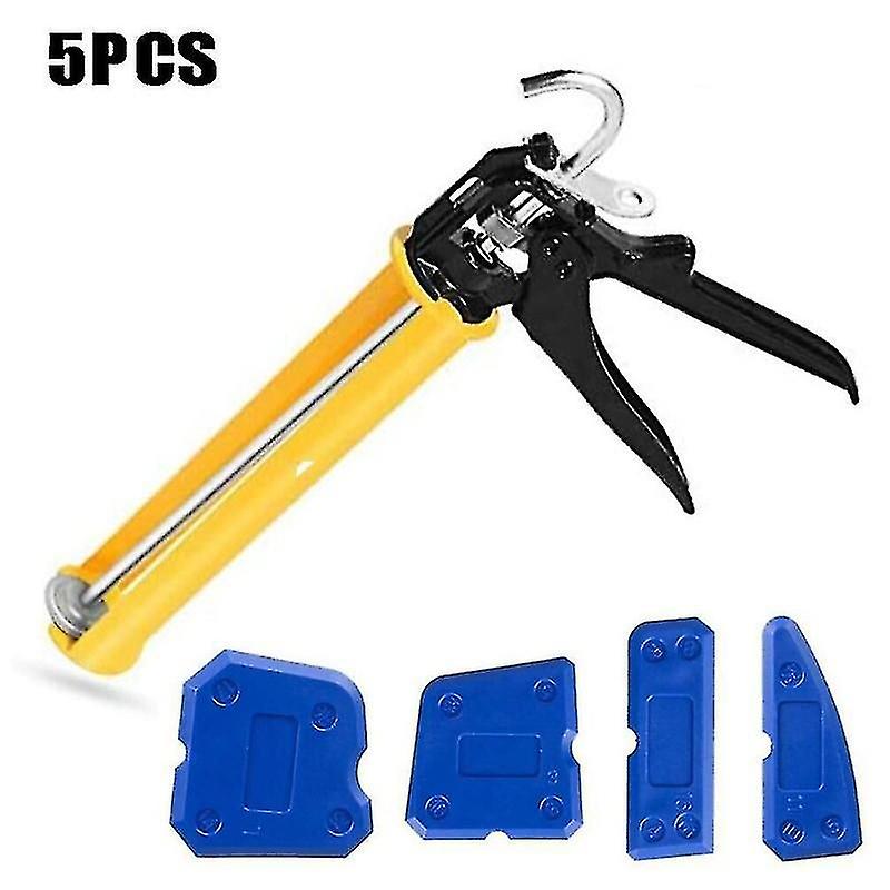 Caulking Gun Spray Cap With 4 Corner Scrapers