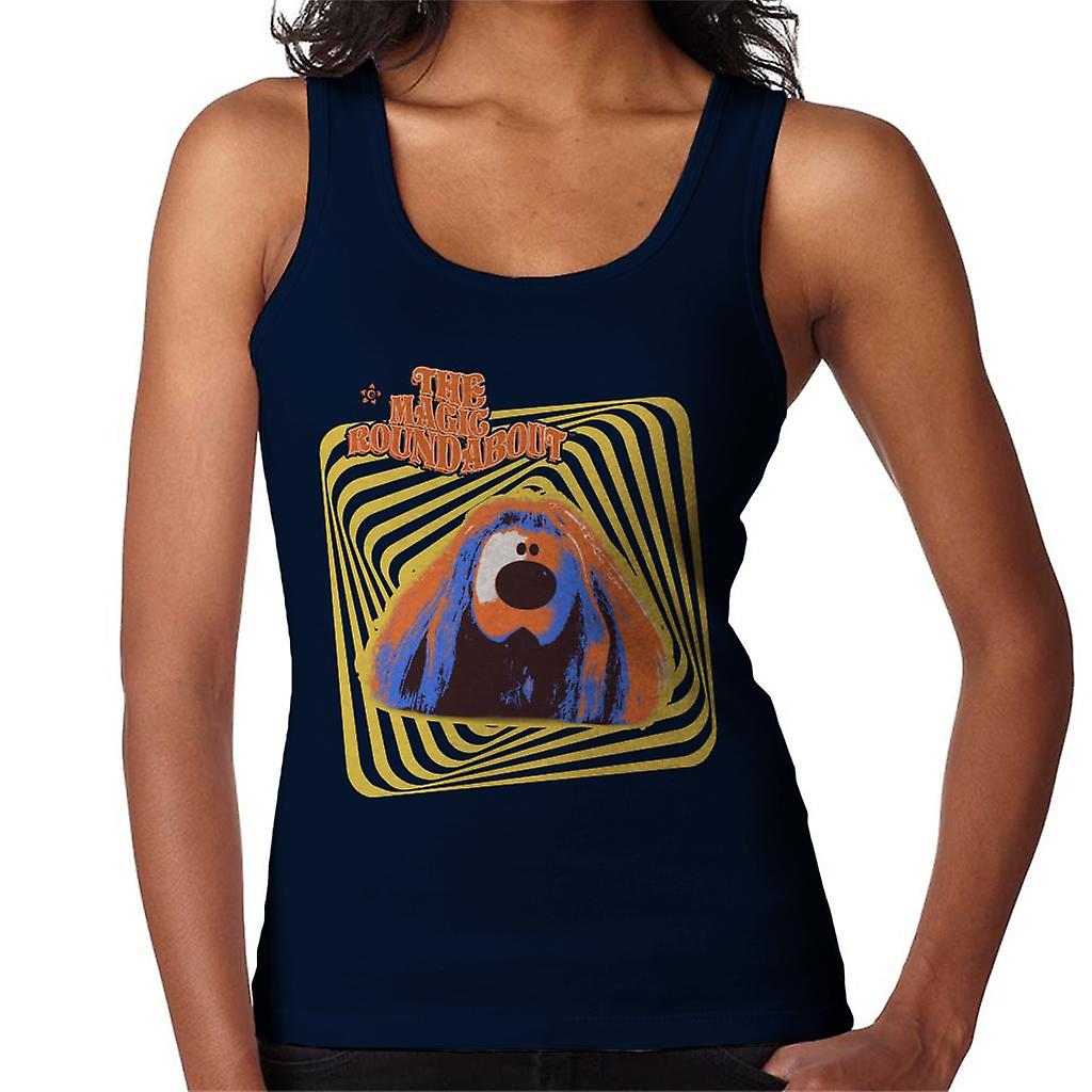 The Magic Roundabout Retro Psychedelic Dougal Women's Vest