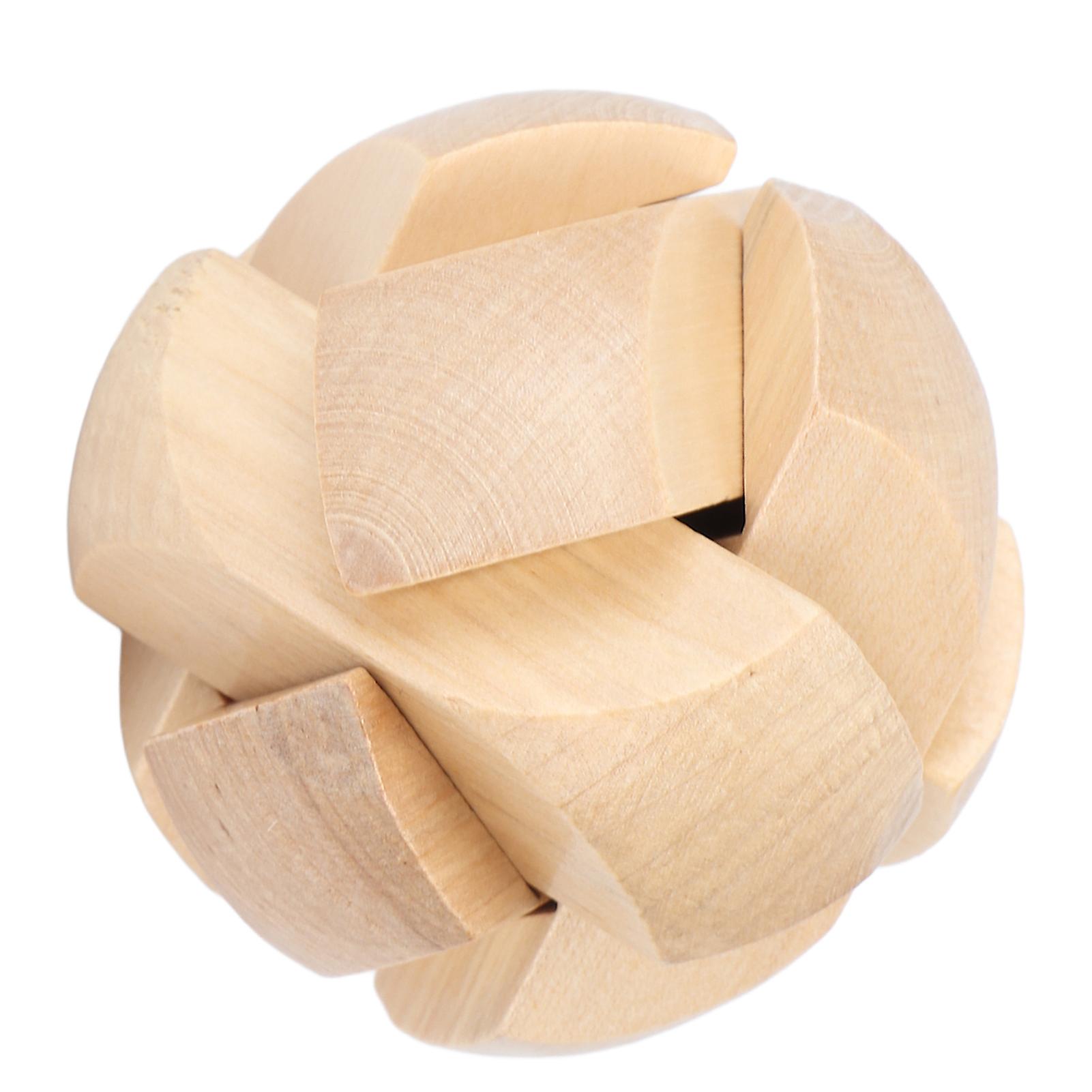 Wooden Soccer Ball Puzzles, Unlocking Toys for Adults, Alzheimer's Prevention