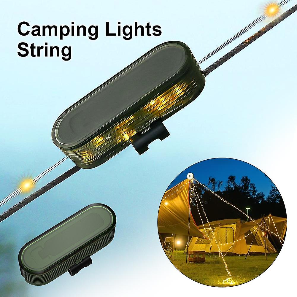 Camping Lights String Outdoor Camping Atmosphere Lamp with 2M Strip Waterproof
