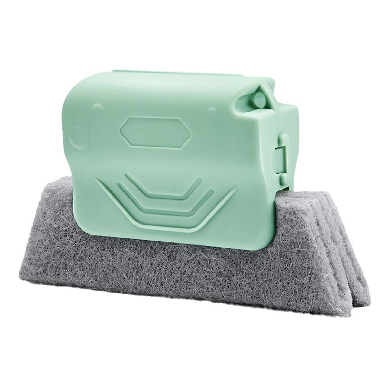 Window Groove Cleaning Brush Handheld Window Track Cleaner Tool for Sliding Door Sill Tile Lines Car Vents