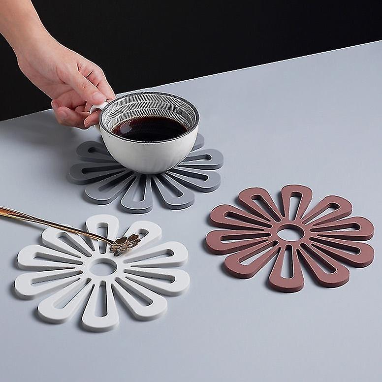3-Pack Trivet Silicone Pot Holder For Kitchen