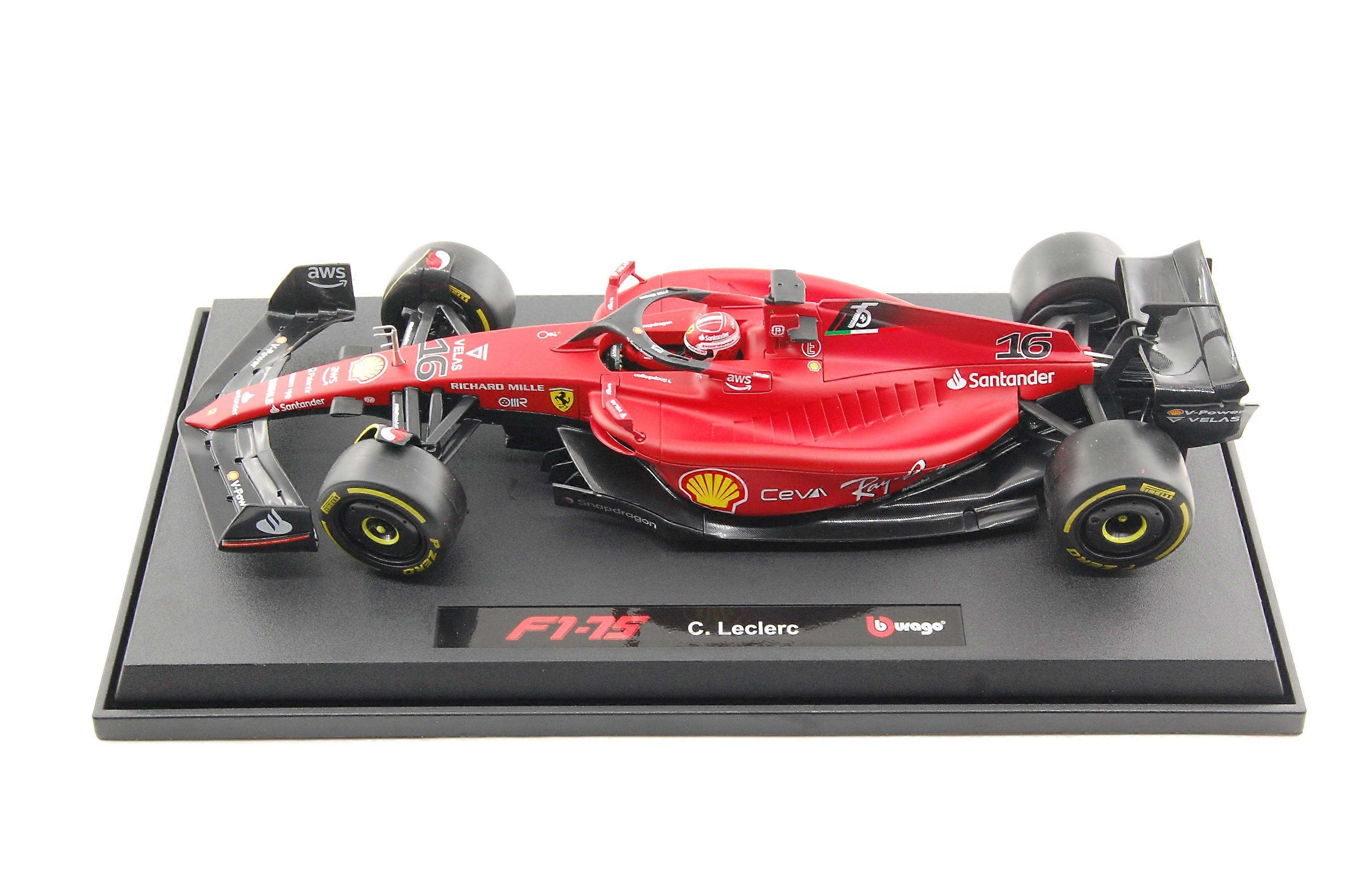 1:18 2022 F1-75 No16 ルクレール #55 サインツ F1 アナログ合金 超 