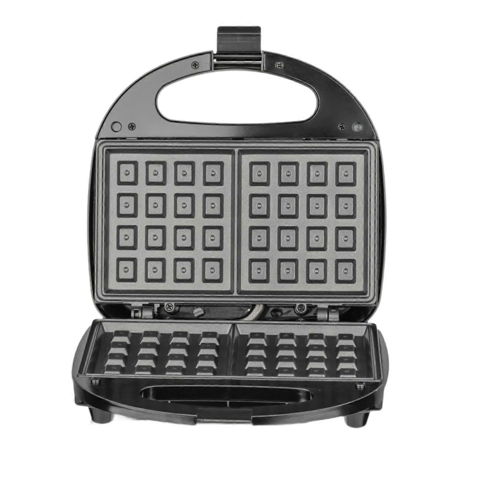 Waffle Maker Compact Nonstick Bakeware Waffle Iron for Muffins Lunch Toastie Style A