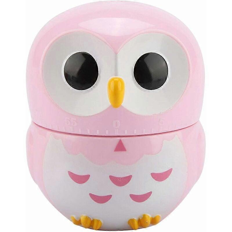 Kitchen Timer, 1-55 Minutes Kitchen Timer Egg Timer Loud Alarm Mechanical Timer, Pink