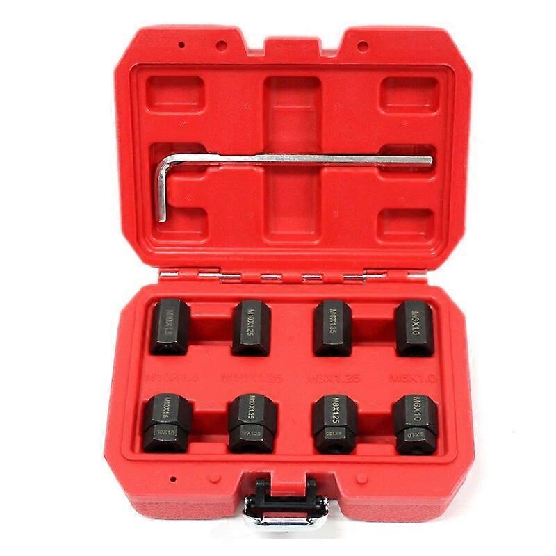VT01927 9PC Stud Remover & Installer Thread Set M8 M10 Metric Thread Kit DC157221