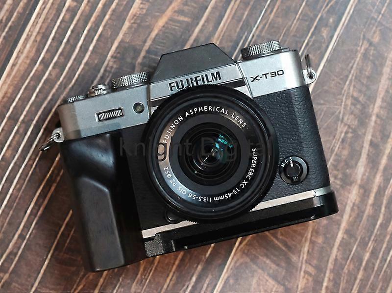 עץ L סוג מוצק סוגר חצובה צלחת בסיס אחיזת יד עבור Fujifilm Xt30 X-t30ll אביזרי מצלמה דיגיטלית ציוד סטודיו