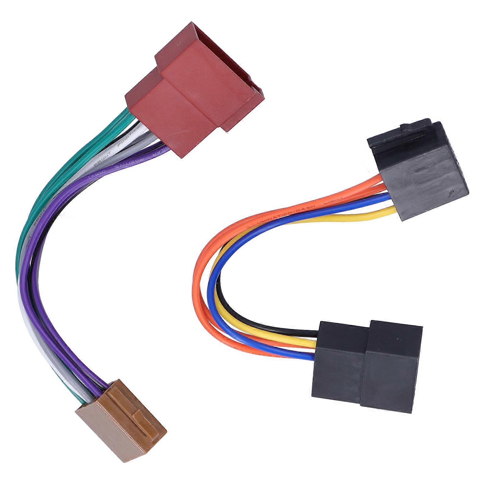 車のISOラジオワイヤーハーネスアダプタープラグステレオCDプレーヤーケーブルカブリオ/ユーロバンYEMAAに適合