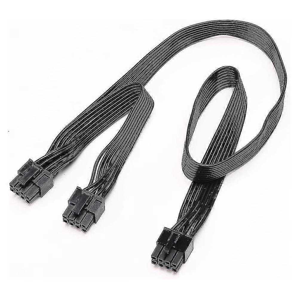 Atx-CPU 8-poliger Stecker auf Dual-PCIE-8-poliges (6+2) Stecker-Netzteilkabel kompatibles modulares Netzteil Rm/hx/
