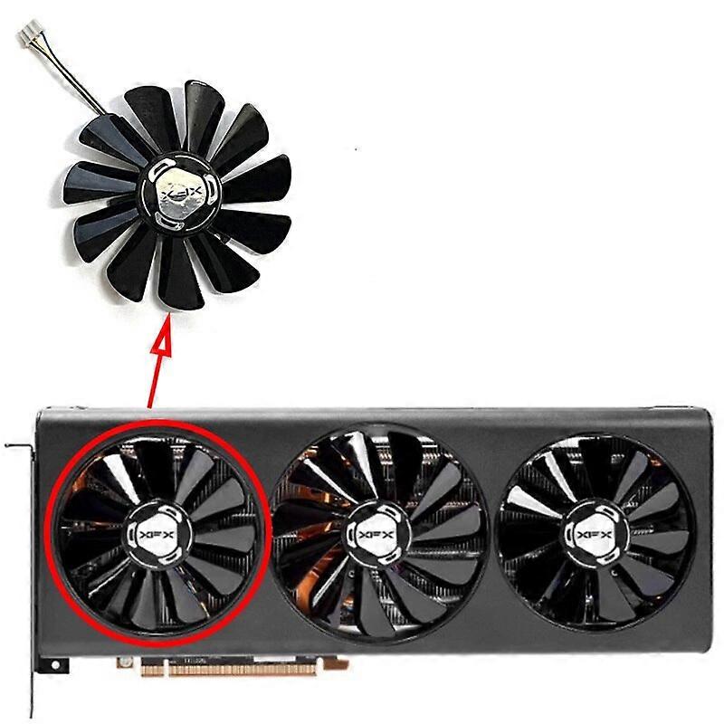 95MM 85MM 4Pin CF1010U12S DC 12V 0.45A XFX RX 5700 GPU Kühler für XFX RX 5700 Radeon 5700 XT 5600XT Thicc III GPU