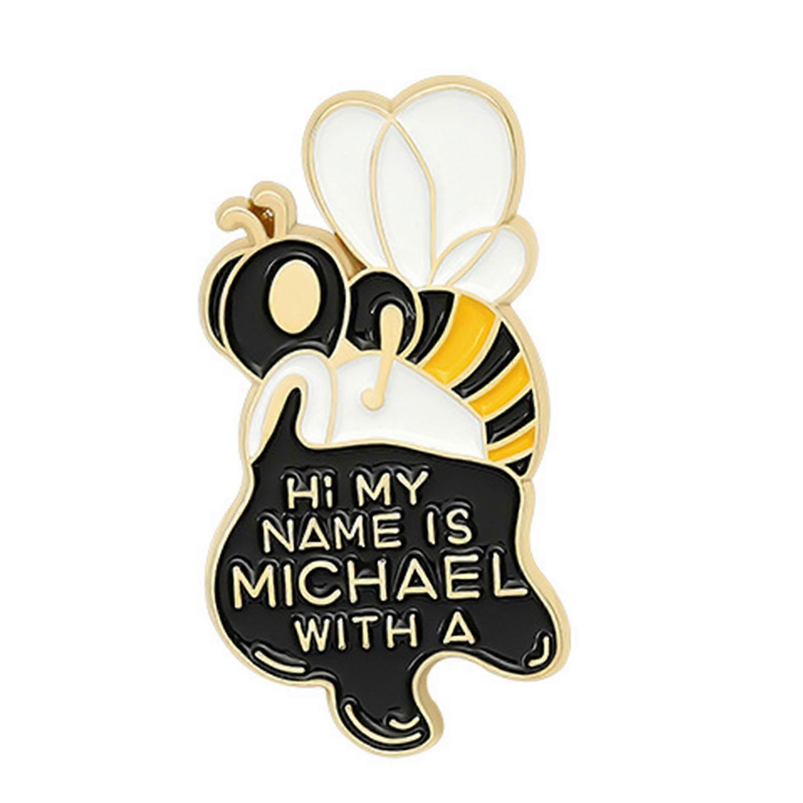 Custom Bee Set Homophonic Be Kind Save Bee Enamel Pin Brooches Bag Clothe Lapel