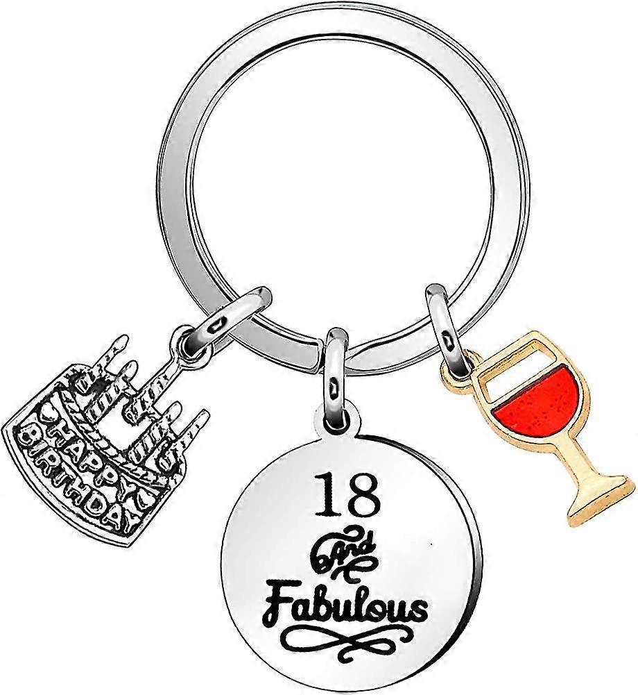 16th, 18th, 21st, 30th, 40th, 50th, 60th, 70th Birthday Keychains