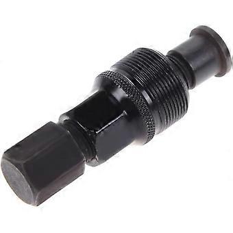 Removedor de manivela Puller Professional Bike Crank Remover con cabeza extraíble para kit de reparación de bicicletas, herramienta de eje de bicicleta (negro) (1pcs)