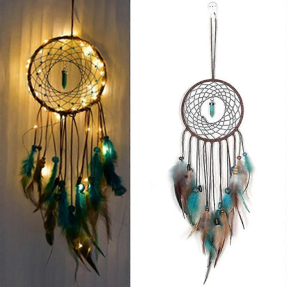 Dream Catcher Handmade Traditional Feather Wall Hanging Home