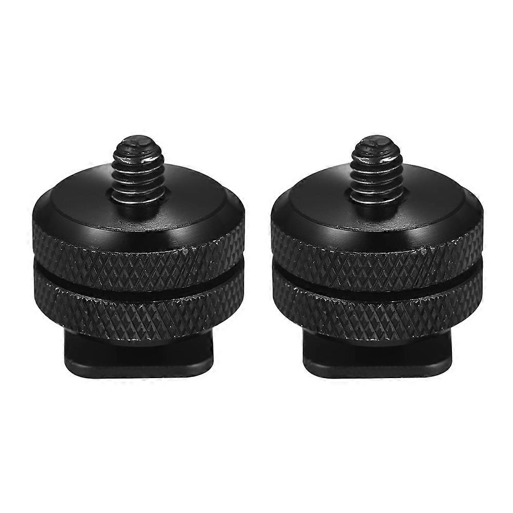 2pcs/ 5pcs Camera Hot Shoe Mount to 1/4-20 Tripod Screw Adapter Flash Shoe Mount for DSLR Camera Rig