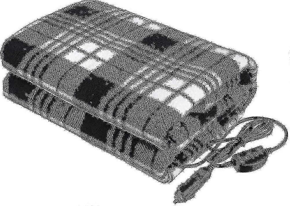 Heated Car Blanket. 12v Electric Blanket With Temperature Controller.12v Heated Blanket For Car Heated Travel Blanket