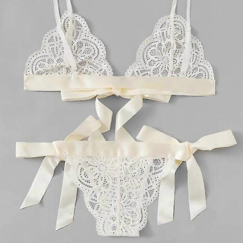 Kvinnor Underkläder Set Sexiga Underkläder Bh + G-sträng