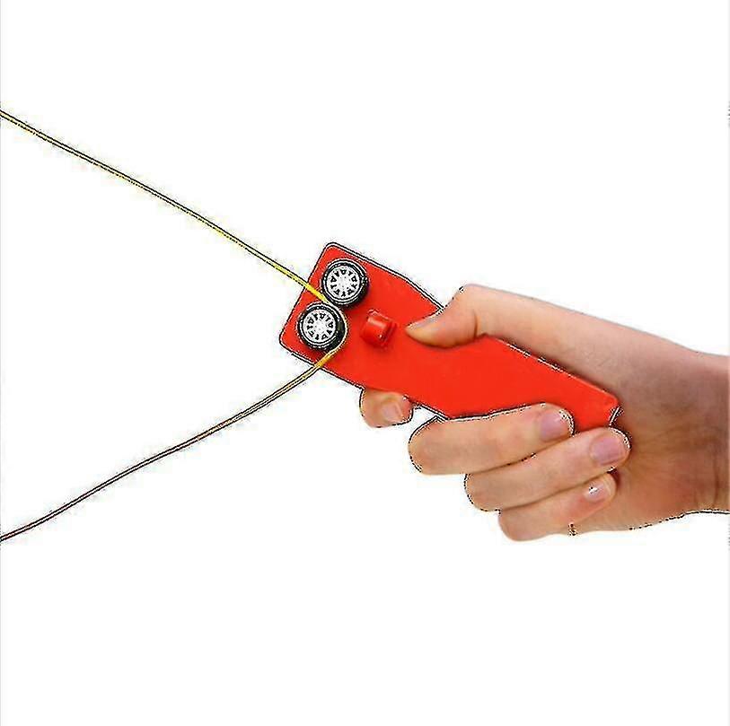 Handheld Zip String Rope Launcher Thruster Loop Lasso String Toy