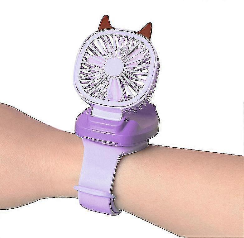 Mini Watch Fan For Kids Portable Usb