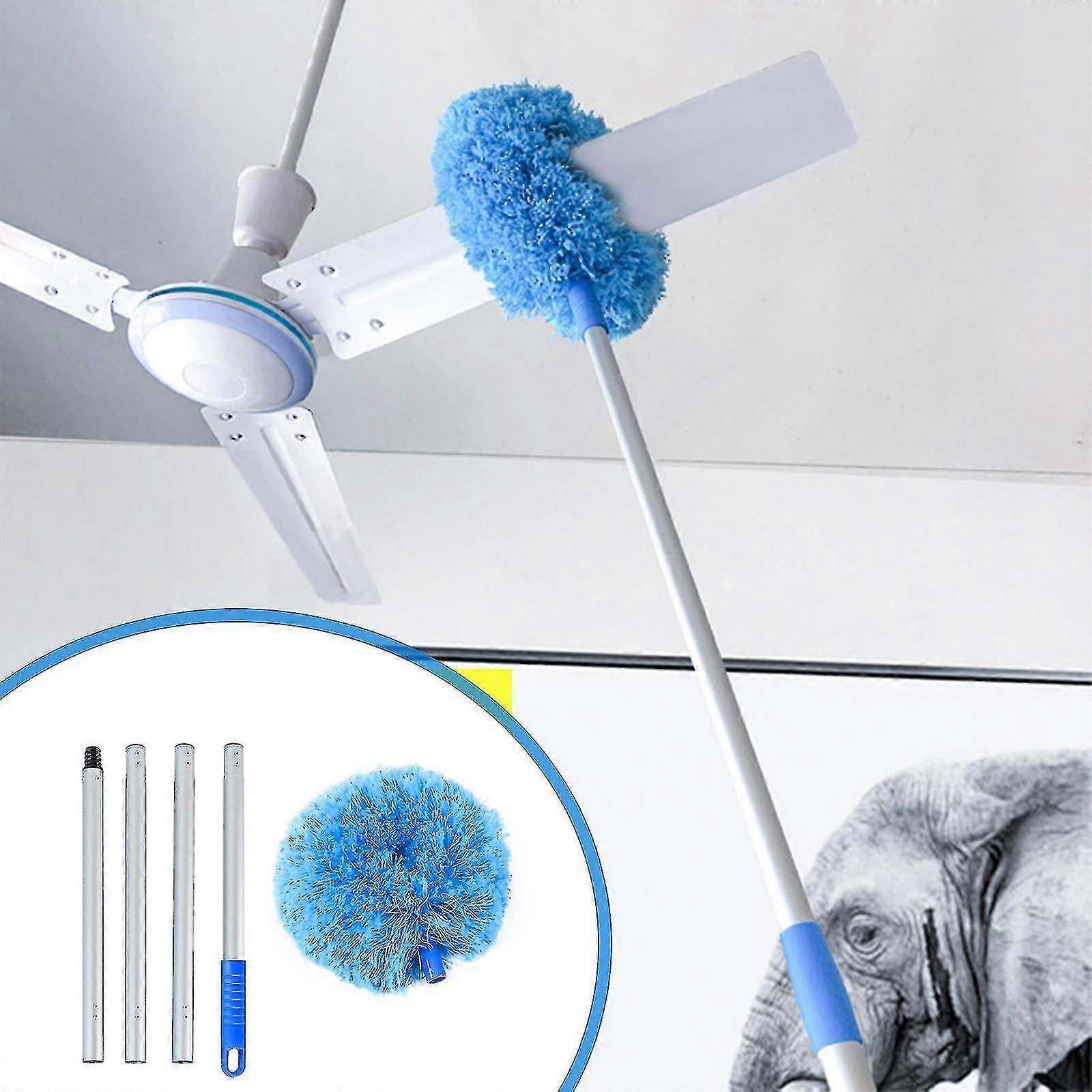 Ceiling Fan Duster,dusters For Cleaning, Microfiber Duster With Extension Pole 47 Inches, Duster For Cleaning Ceiling Fan, High Ceiling, Furniture